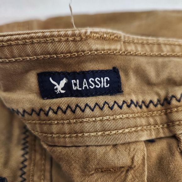 American Eagle Shorts Mens Size 30 Tan Classic Active Flex Khaki Cargo P… - Picture 7 of 13